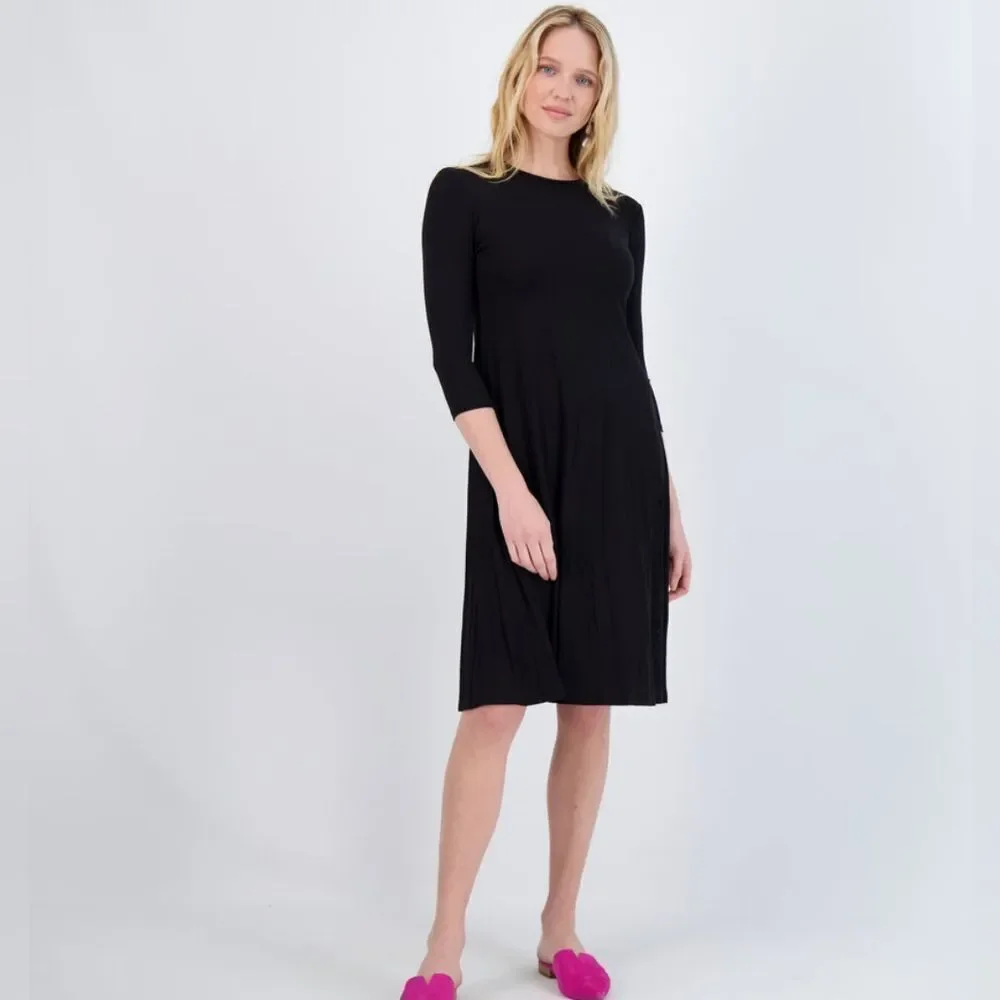 Pea Bee & Jae Outline Ladies Halo Dress Size M in Black NWT